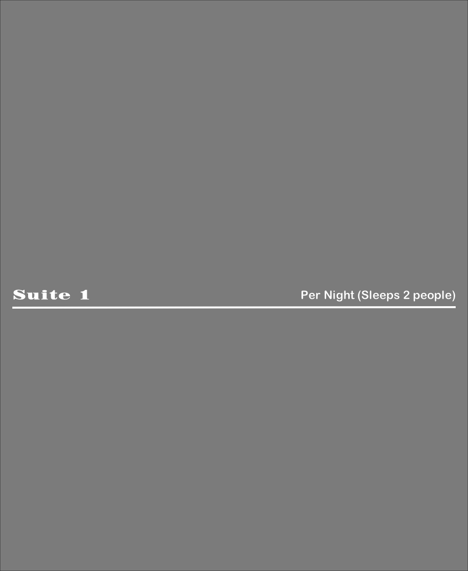 Per Night (Sleeps 2 people)